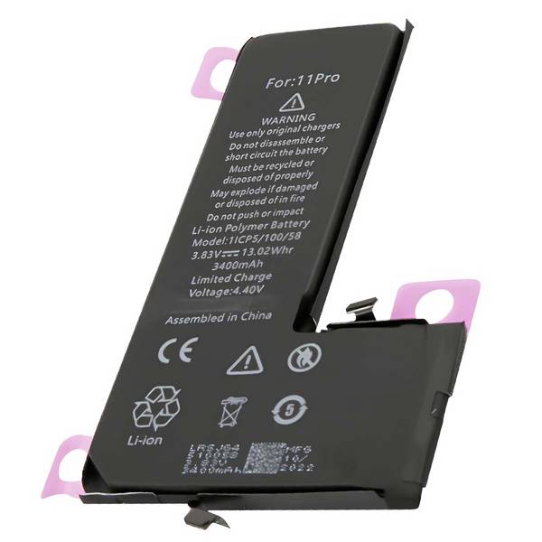Batterie Li-Polymer 3.83V pour iPhone 11 Pro Compatible 616-00659