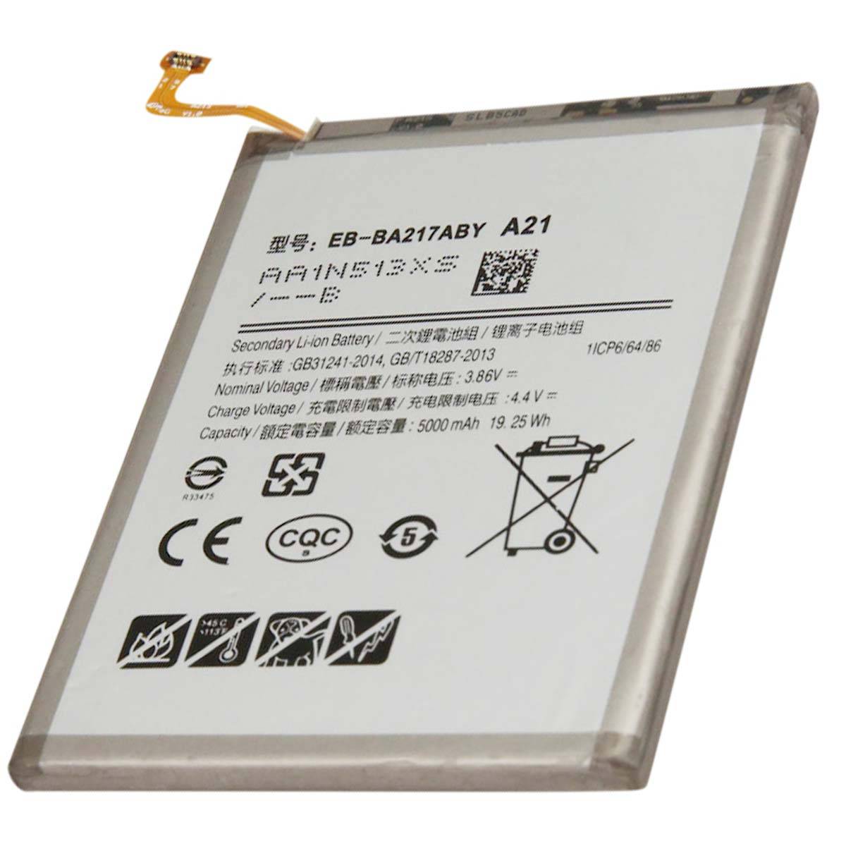 Batterie pour Smartphone Galaxy A21s 2020 Li-polymère 3.86V 5000mAh 19.25Wh-0