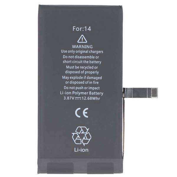 Batterie pour Smartphone iPhone 14 Li-polymère 3279mAh 3.87V 12.68Wh