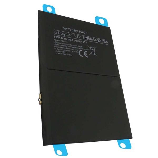 Batterie Li-Polymer 3.7V pour iPad Air Compatible A1484 8820mAh