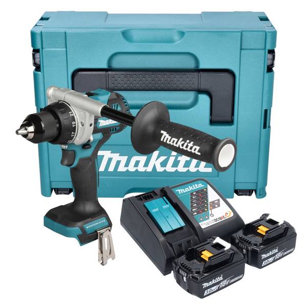 Perceuse visseuse 18V 141Nm -2×3.0Ah- en coffret  MAKITA DDF492RFJ