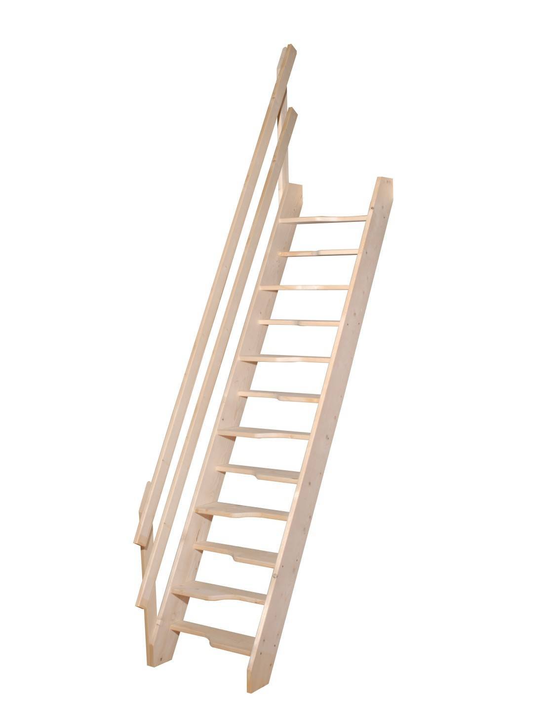 Escalier Gain De Place Nugere- Sapin H Sol Sol 280 Cm-0