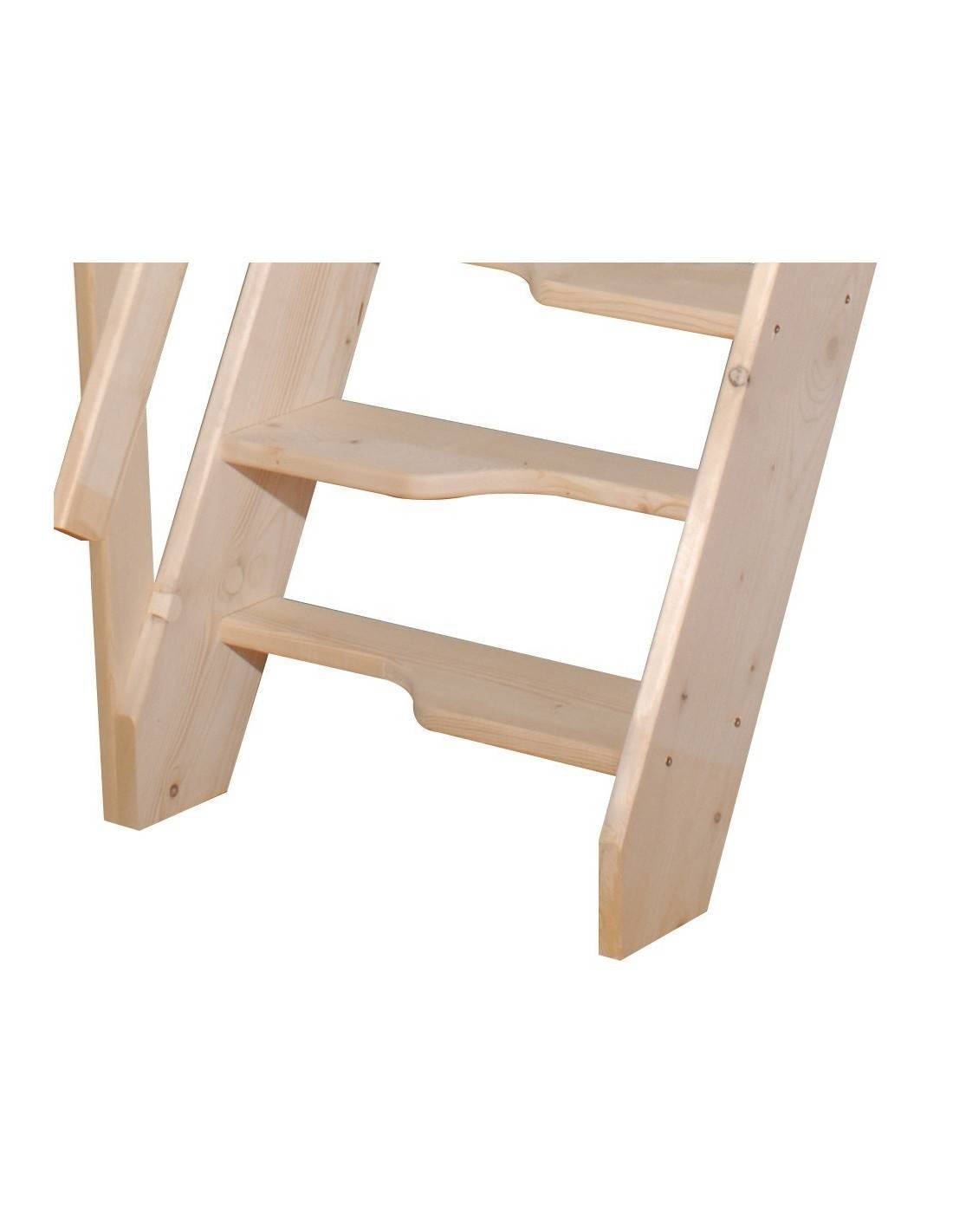 Escalier Gain De Place Nugere- Sapin H Sol Sol 280 Cm-1