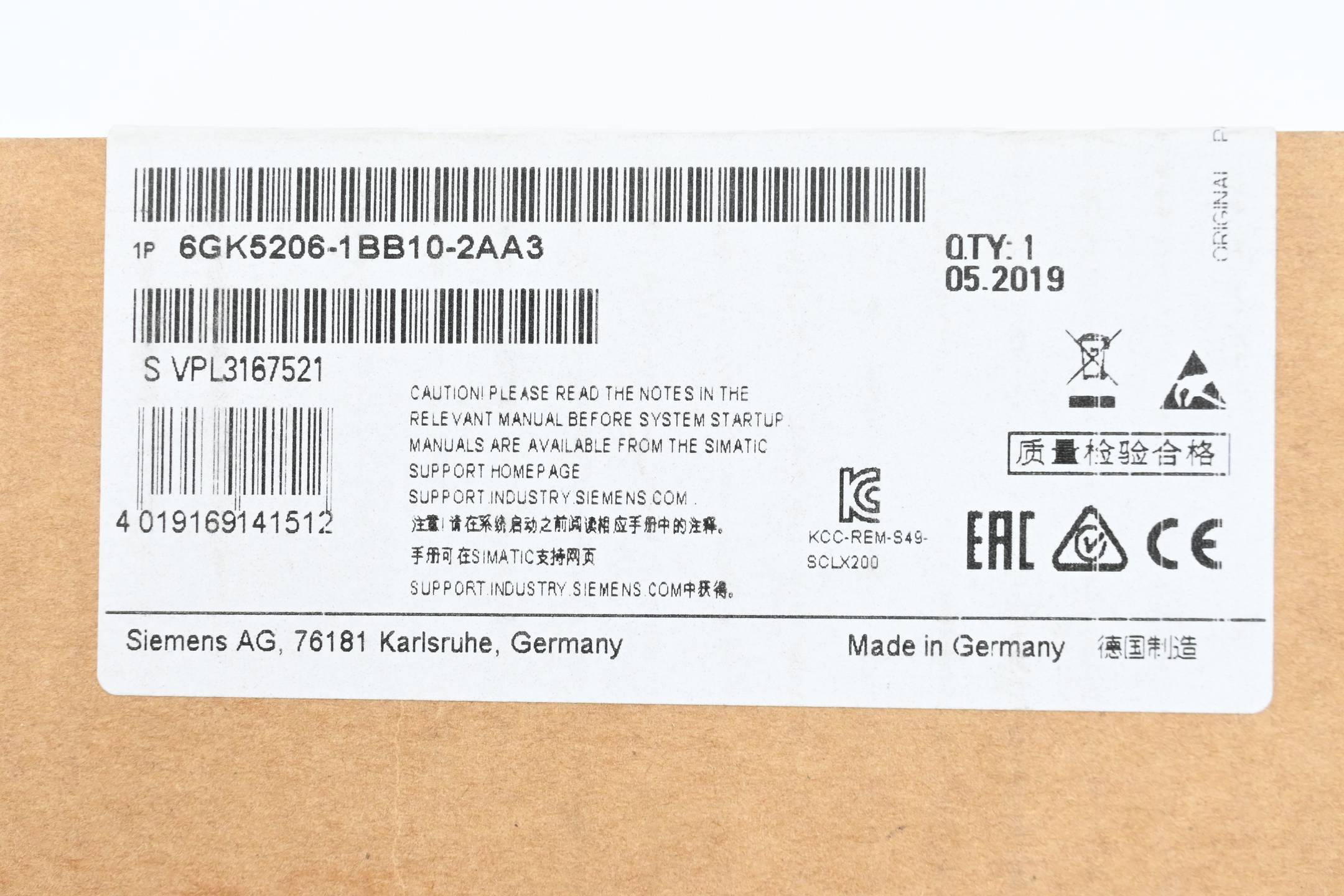 Siemens 6GK5206-1BB10-2AA3 - SCALANCE X206-1, commutateur IE administrable, 6x 10/100 Mbit-1
