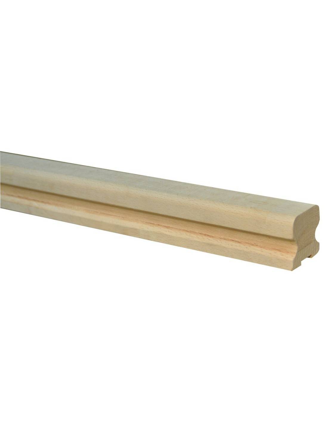 Main Courante Moulurée Pour Balustrade Bois Hêtre L 200 Cm-0