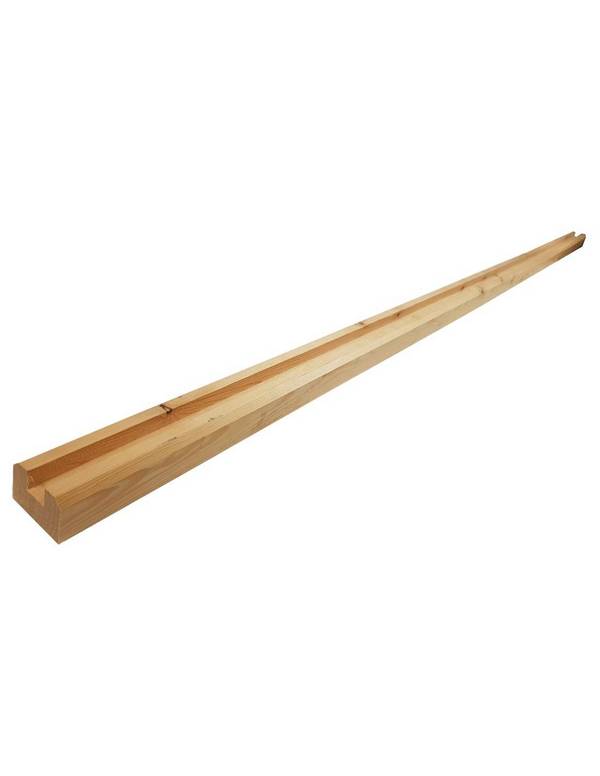 Lisse Basse En Bois Massif Pour Balustrade   Douglas L      200 Cm