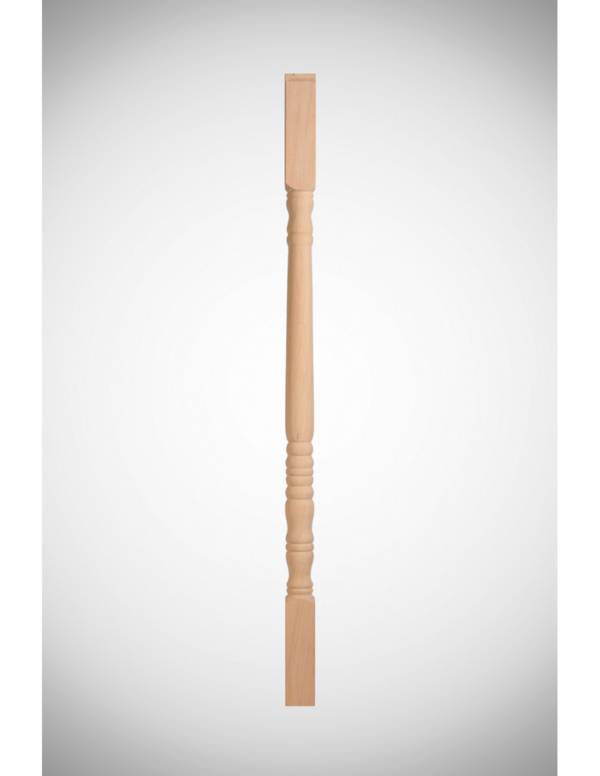 Balustre Tournée En Bois Massif Pour Balustrade   Hêtre L      95 Cm