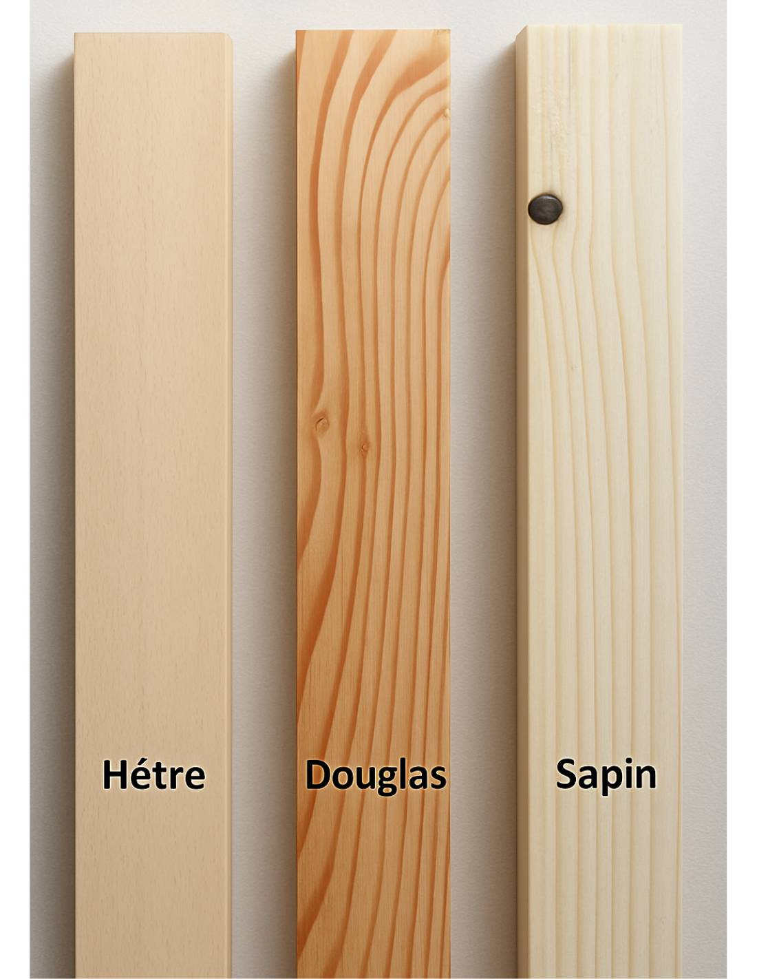 Fuseau Droit En Bois Massif Pour Balustrade Douglas L 95 Cm-1