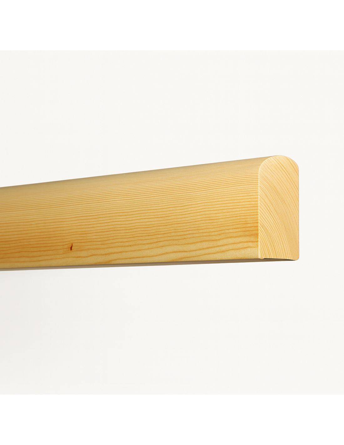 Main Courante Sapin Plate 70x28 Mm L 250 Cm-1
