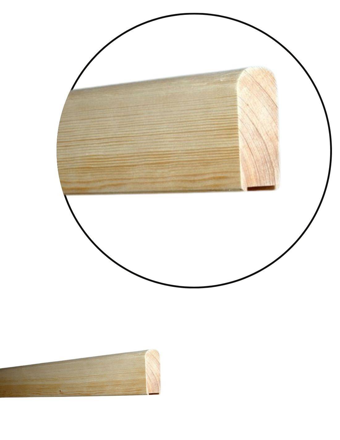 Main Courante Sapin Plate 70x28 Mm L 250 Cm-3