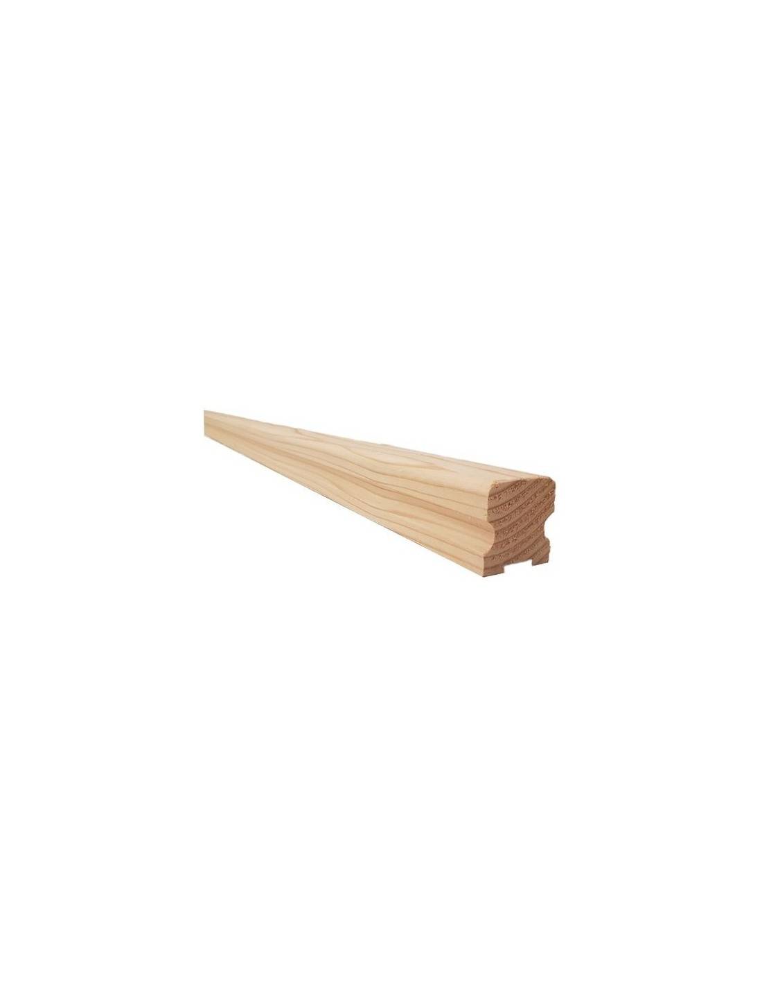 Main Courante Moulurée Pour Balustrade Bois Sapin L 200 Cm-0