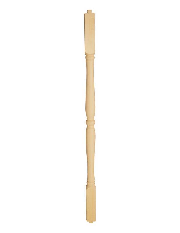 Balustre Tournée En Bois Massif Pour Balustrade Pin L 95 Cm