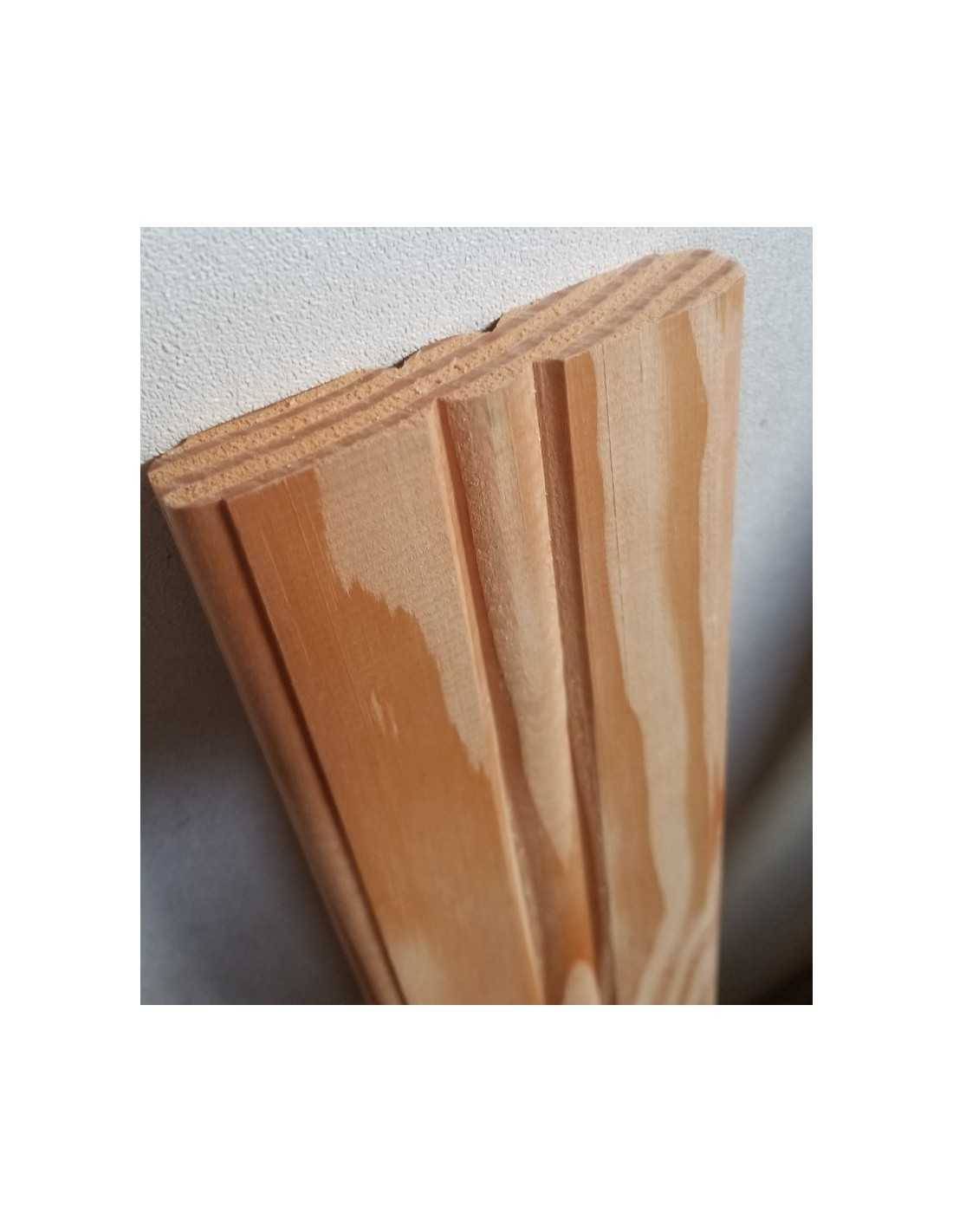 Lame Droite Balustrade Bois Massif 95 Cm - 4 Essences Douglas L 95 Cm-0
