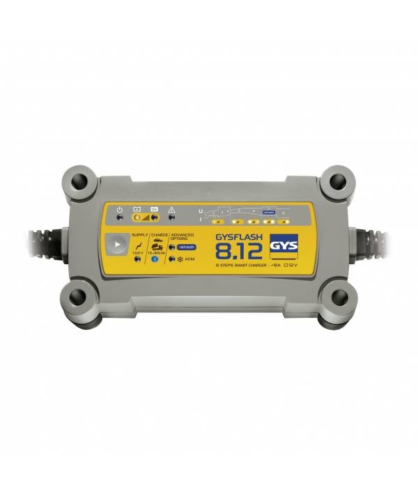Chargeur batterie Plomb 12V 8A de 15 à 160Ah GYSFLASH 8.12-0