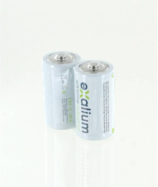 2 Piles LR14 C 1.5V Alcalines EXALIUM-0