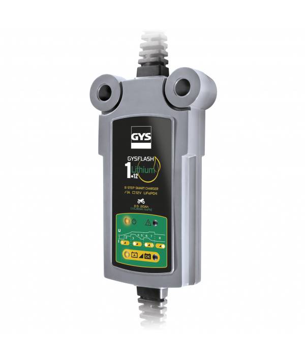 Chargeur batterie LiFePO4 12V 1A de 0.5 à 20Ah GYSFLASH 1.12 Lithium-0