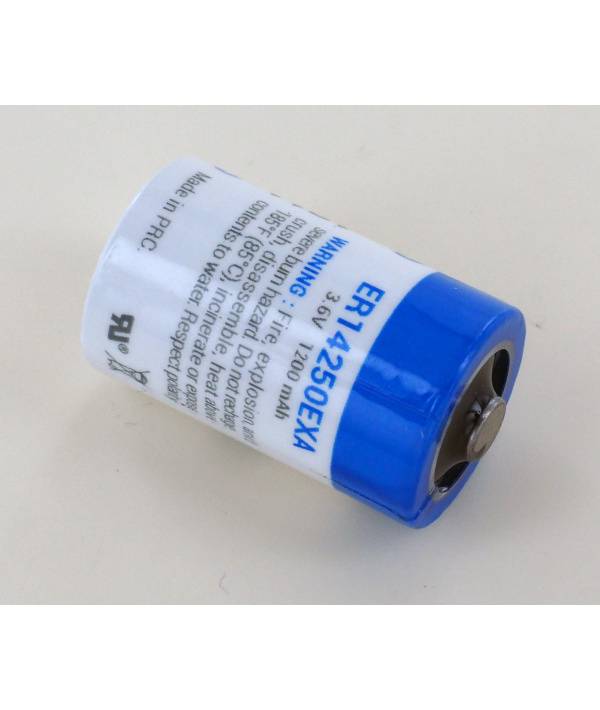 Pile lithium 3V 0.9Ah 1/2AA CR14250 Exalium-1