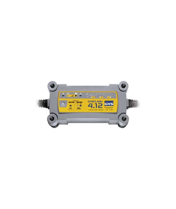 Chargeur batterie Plomb 12V 0.8/4A de 1.2 à 90Ah GYSFLASH 4.12-0