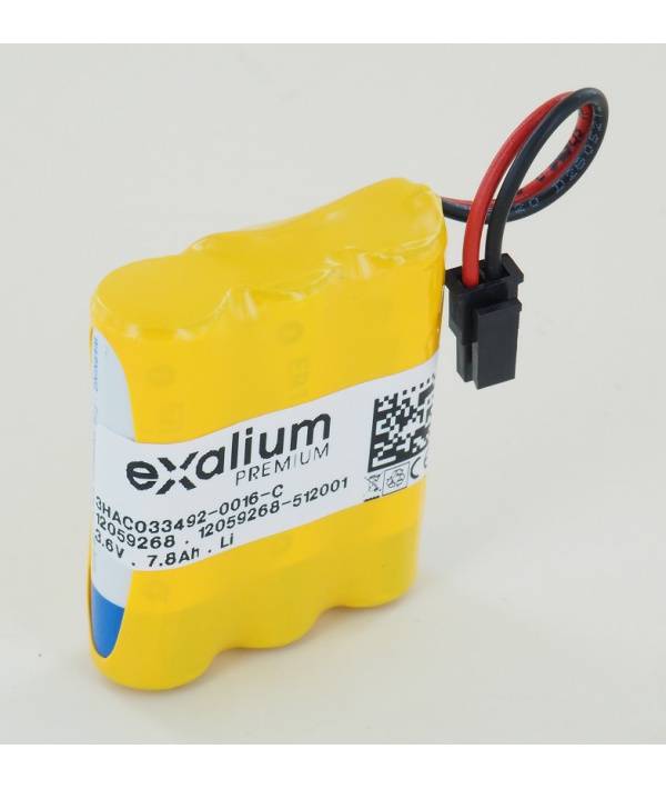 Pile 3.6V 7.8Ah Lithium 3HAC033492-001 pour ABB IRB 120-0
