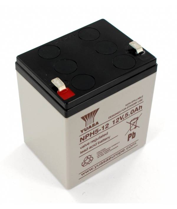 Batterie Plomb Yuasa 12V 5Ah NPH5-12-1