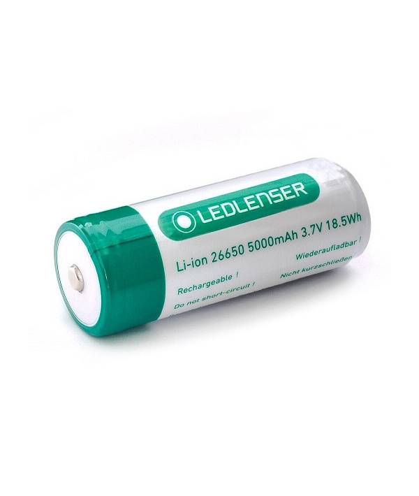 Batterie 3.7V 5Ah Li-Ion 26650 pour Lampe Torche LedLenser MT14-1