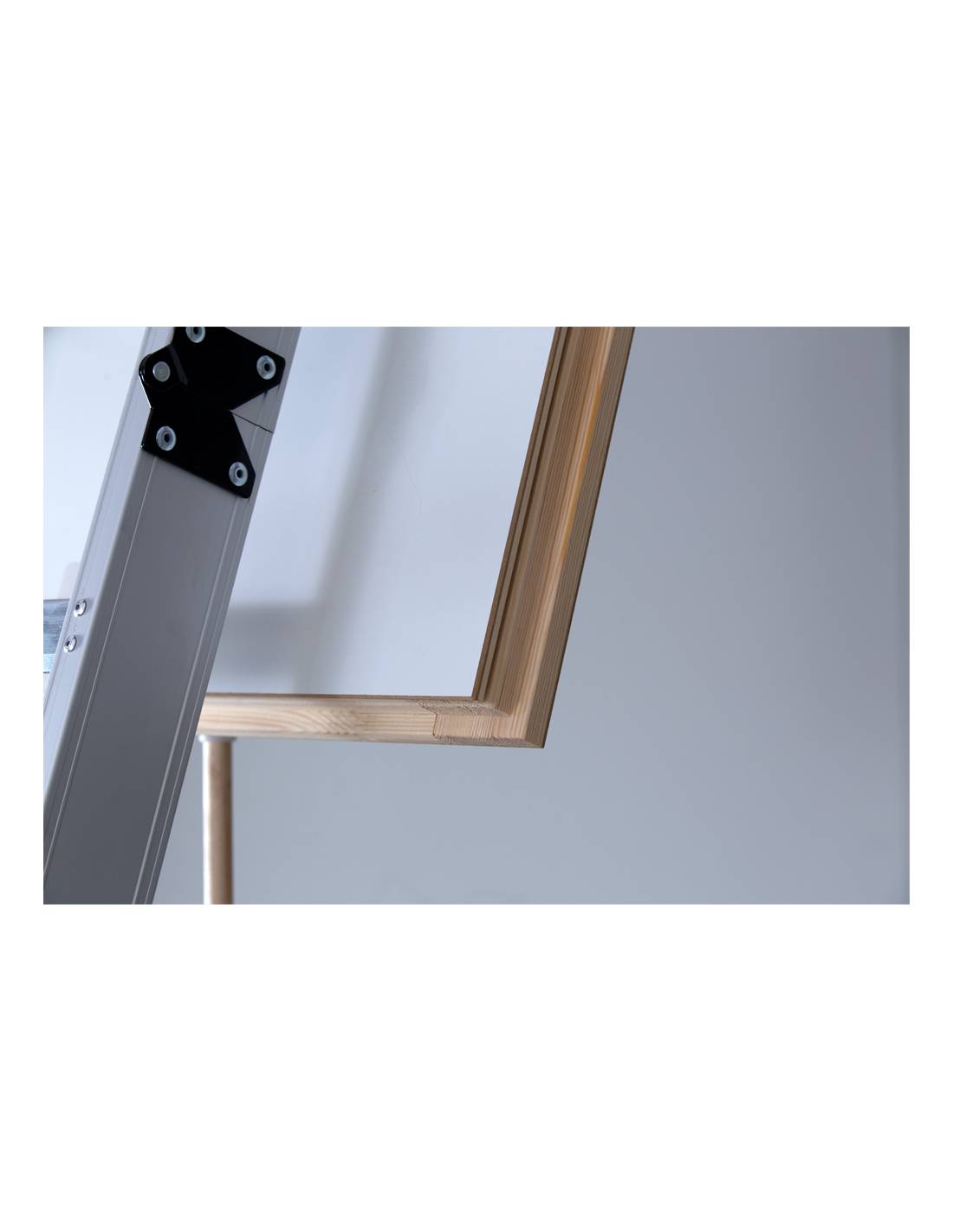 Escalier Escamotable Cabal 46 Mm – Aluminium Et Trappe Isolée Caisson 110 X 70 Cm-2