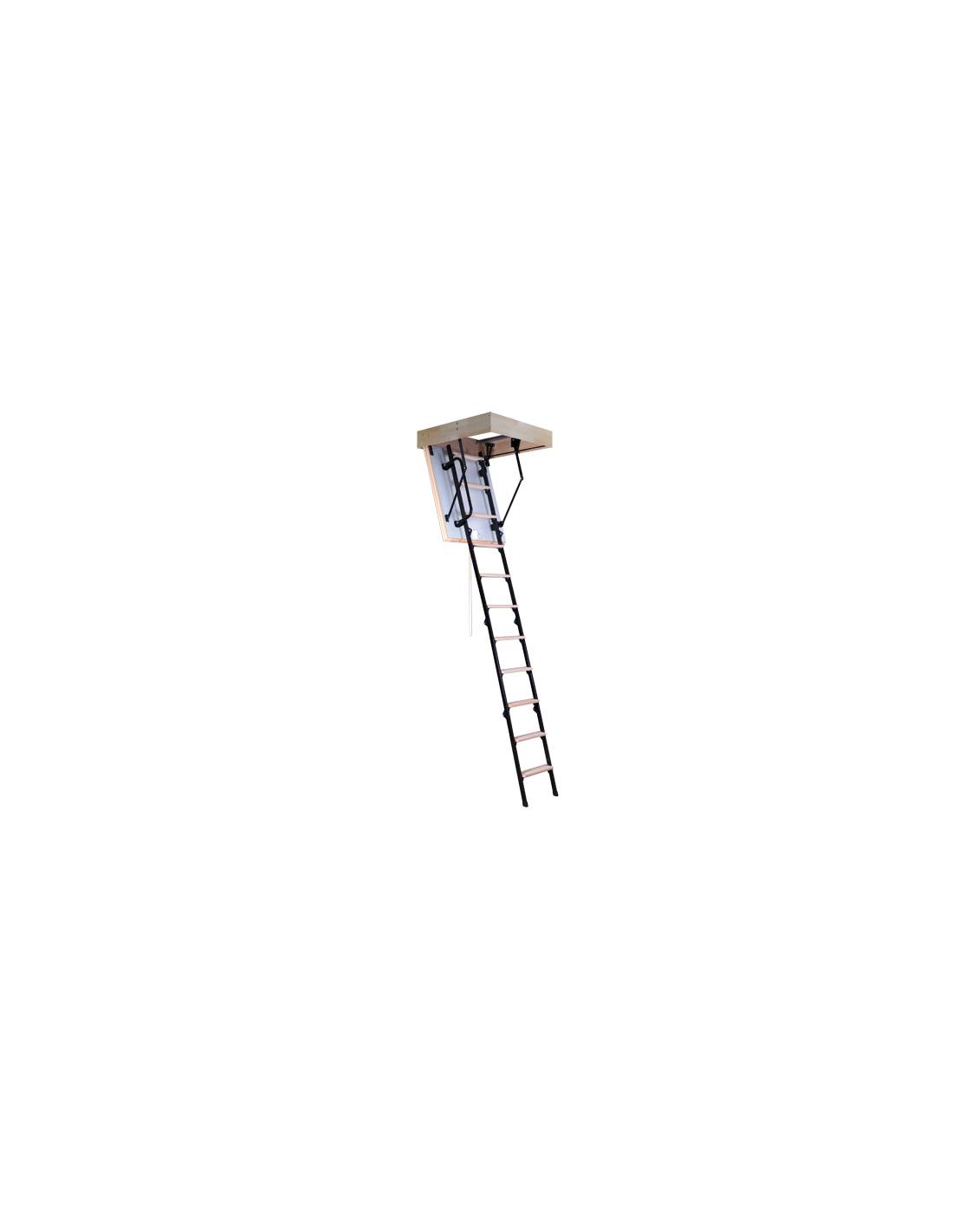Escalier Escamotable Faible Encombrement Isolé 46 Mm Caisson 100 X 60 Cm-0