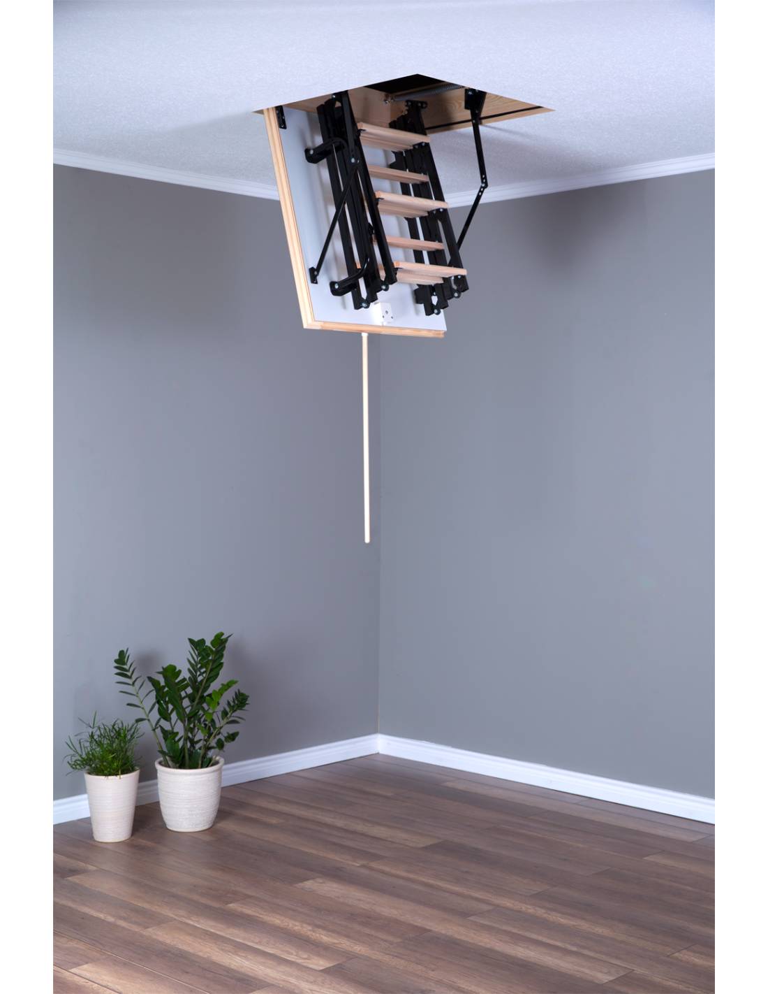 Escalier Escamotable Faible Encombrement Isolé 46 Mm Caisson 100 X 60 Cm-4