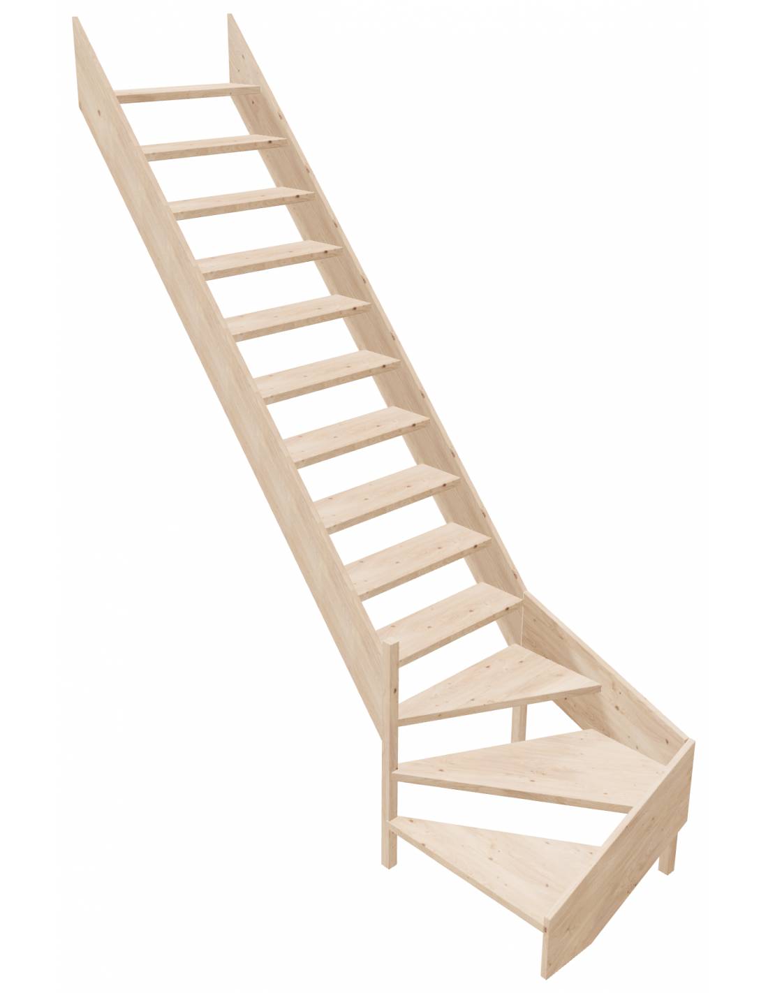 Escalier de meunier AZET Sapin-0