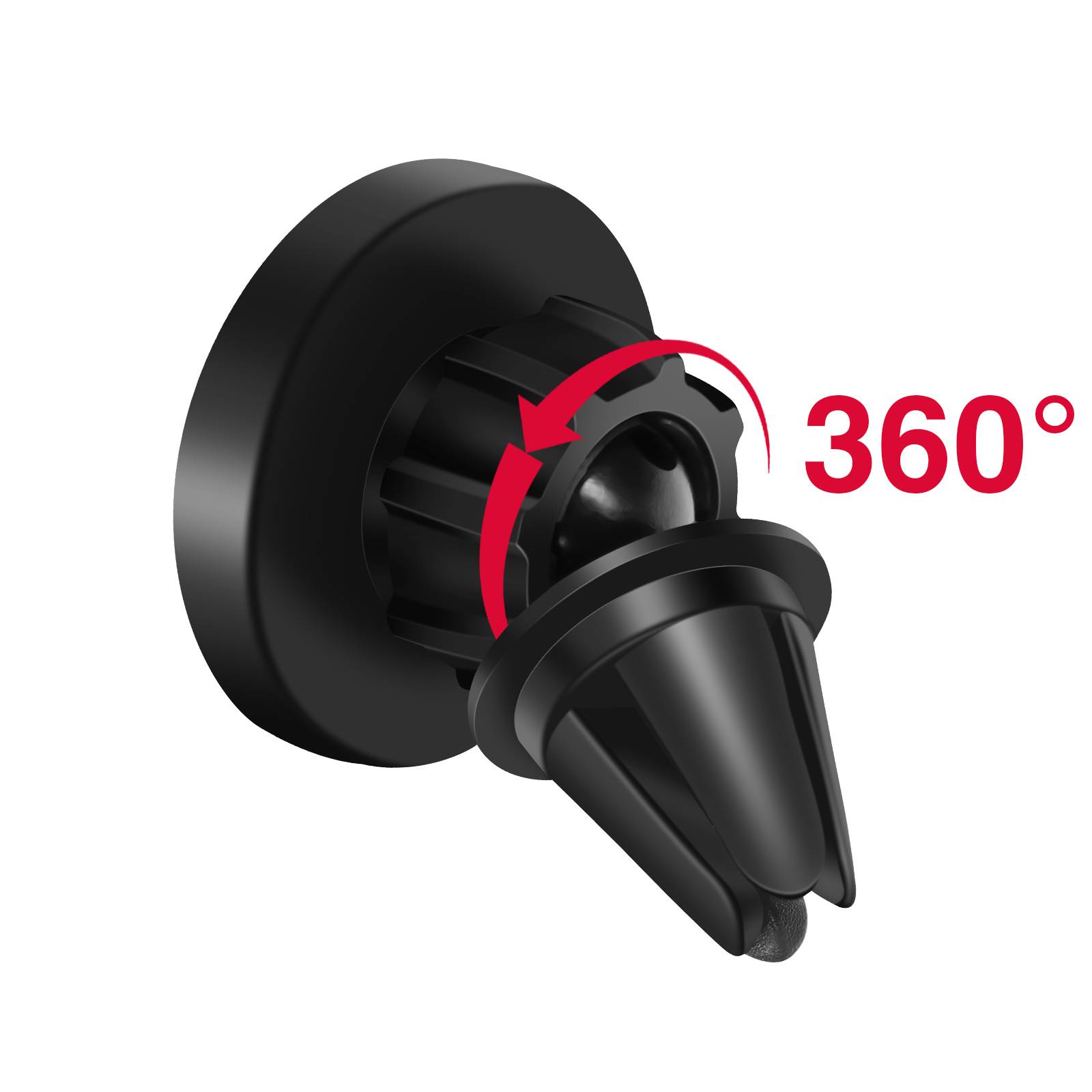 Support Voiture Magnétique pour Smartphones à Fixer sur Grille d'Aération-2