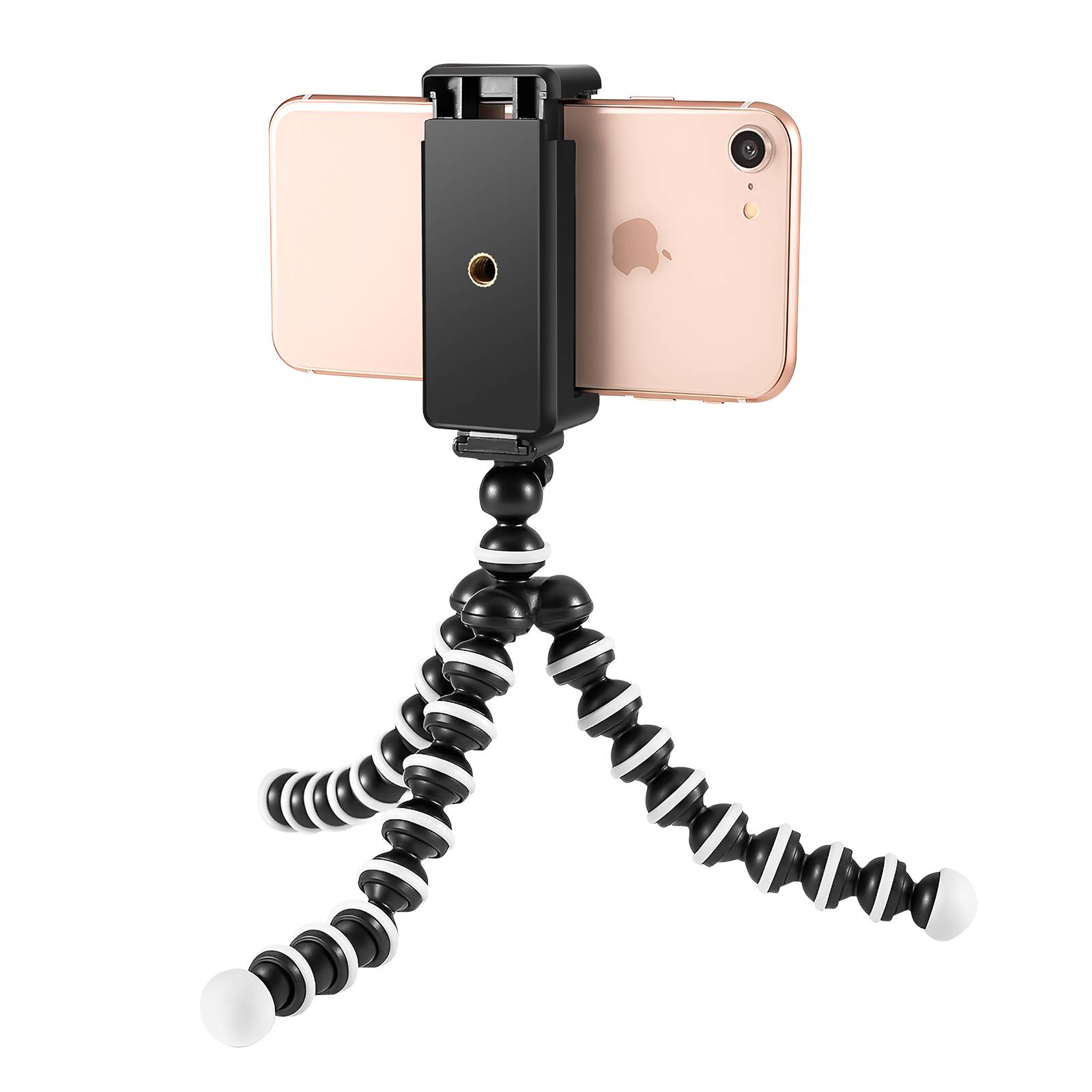 Support Trépied Flexible Octopus Rotatif 360° pour Smartphone Universel-0