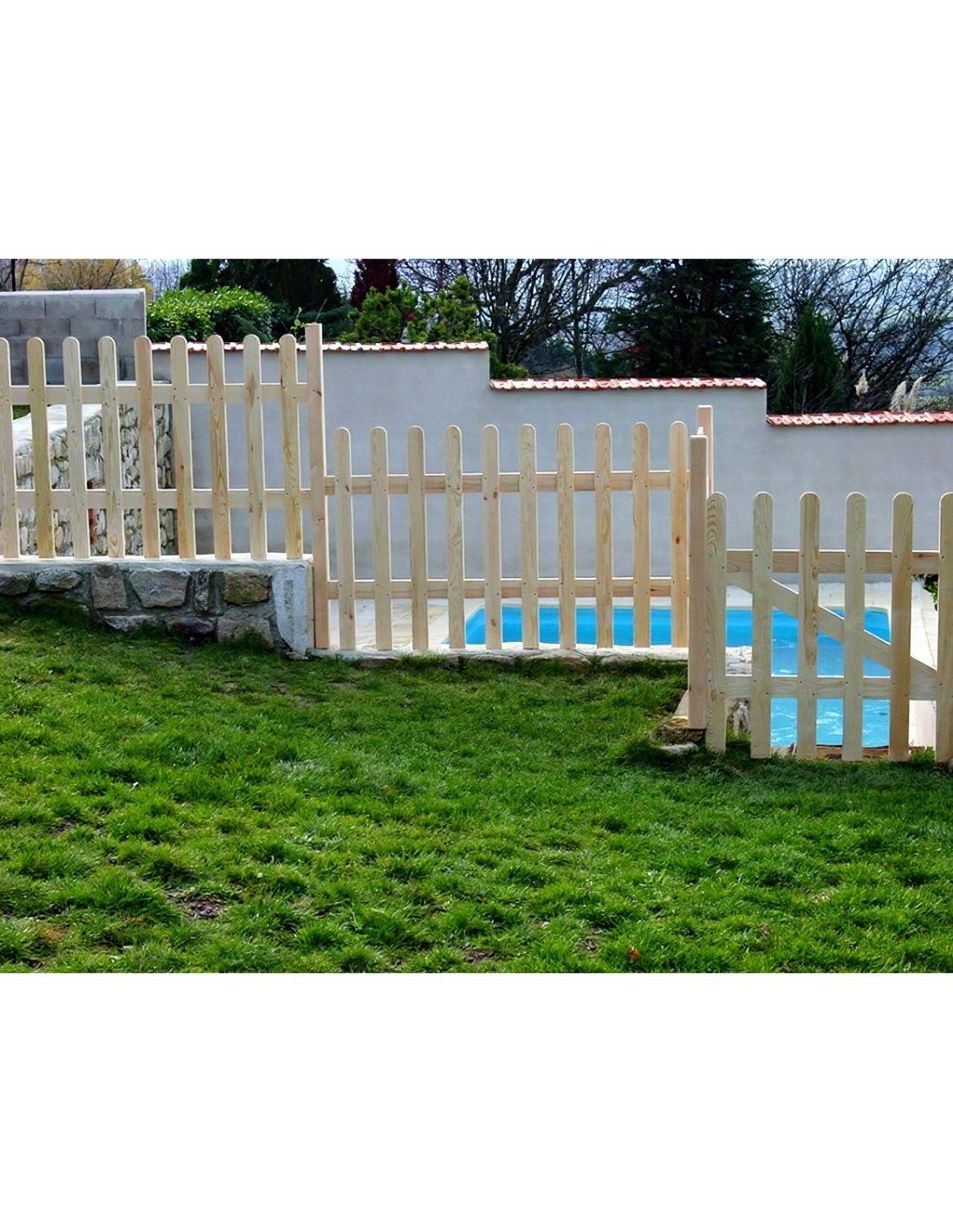 Kit Pour Cloture De Jardin L 180 * H 95-2