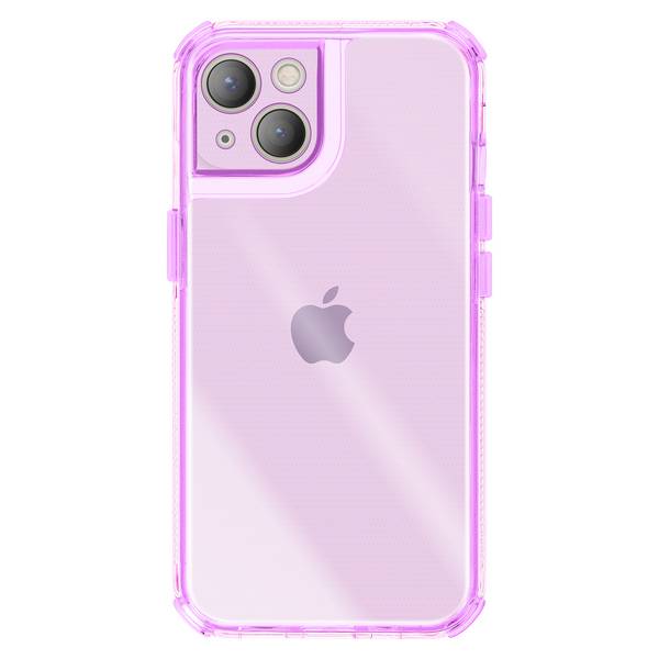 Coque pour iPhone 13 Renforcée Conception Bi-Matière Texturé Antidérapants