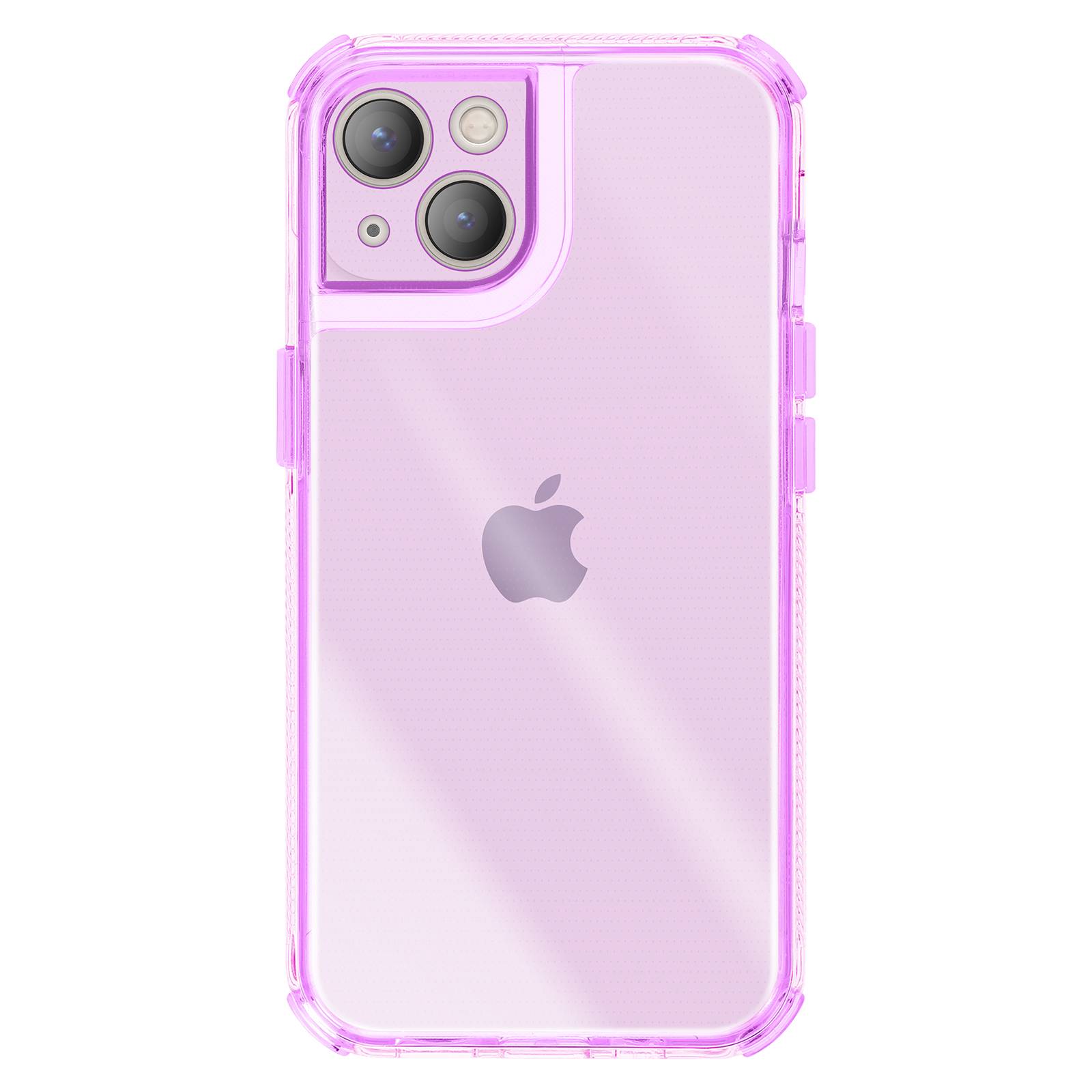Coque pour iPhone 13 Renforcée Conception Bi-Matière Texturé Antidérapants-0