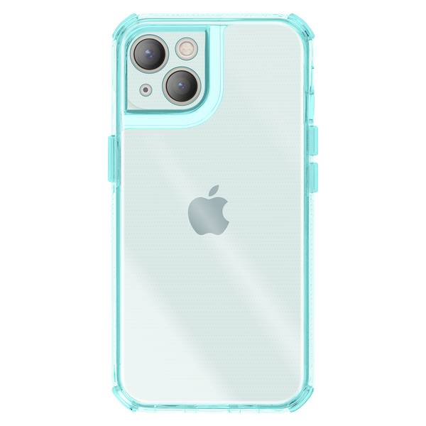 Coque pour iPhone 13 Renforcée Conception Bi-Matière Texturé Antidérapants