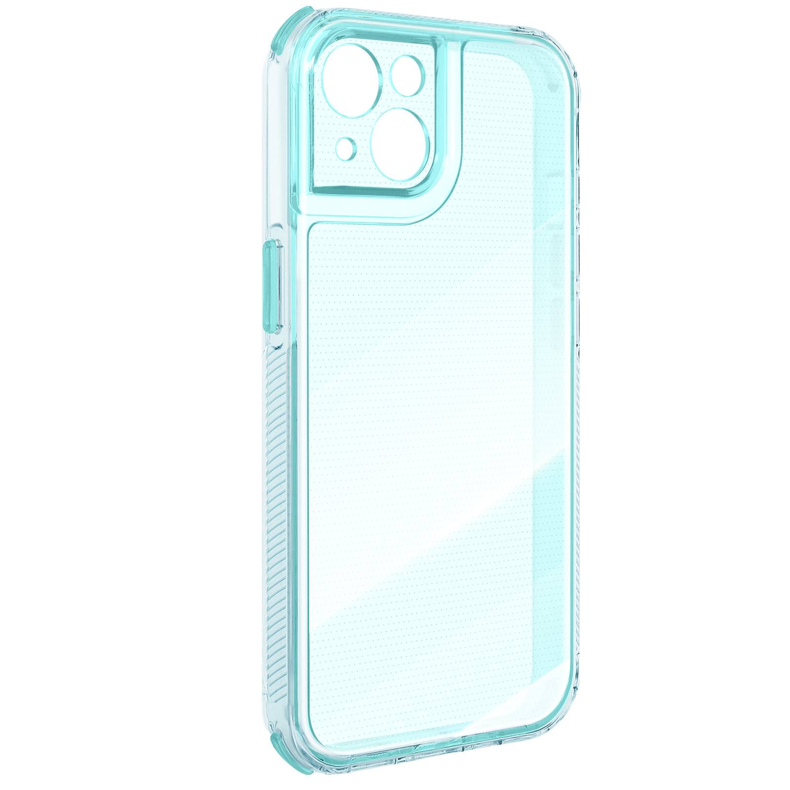 Coque pour iPhone 13 Renforcée Conception Bi-Matière Texturé Antidérapants-2