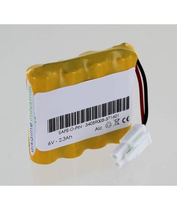 Pile 6V alcaline pour Serrure SAFE-O-PINE type 3850.000.020-0