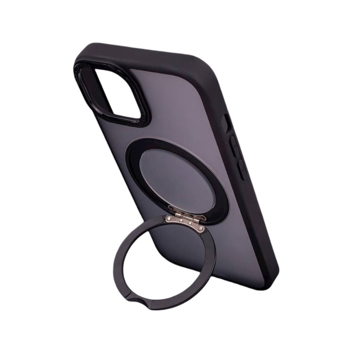 Coque MagSafe pour iPhone 15 Pro Max Antichoc avec Anneau Rotatif-1