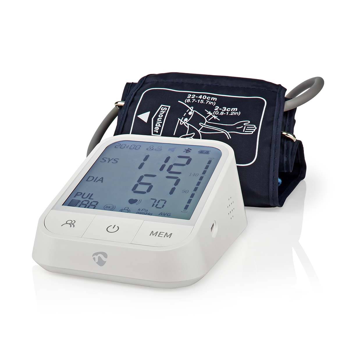 Tensiomètre Connecté Bluetooth SmartLife avec Écran LCD HD 4.3"-3