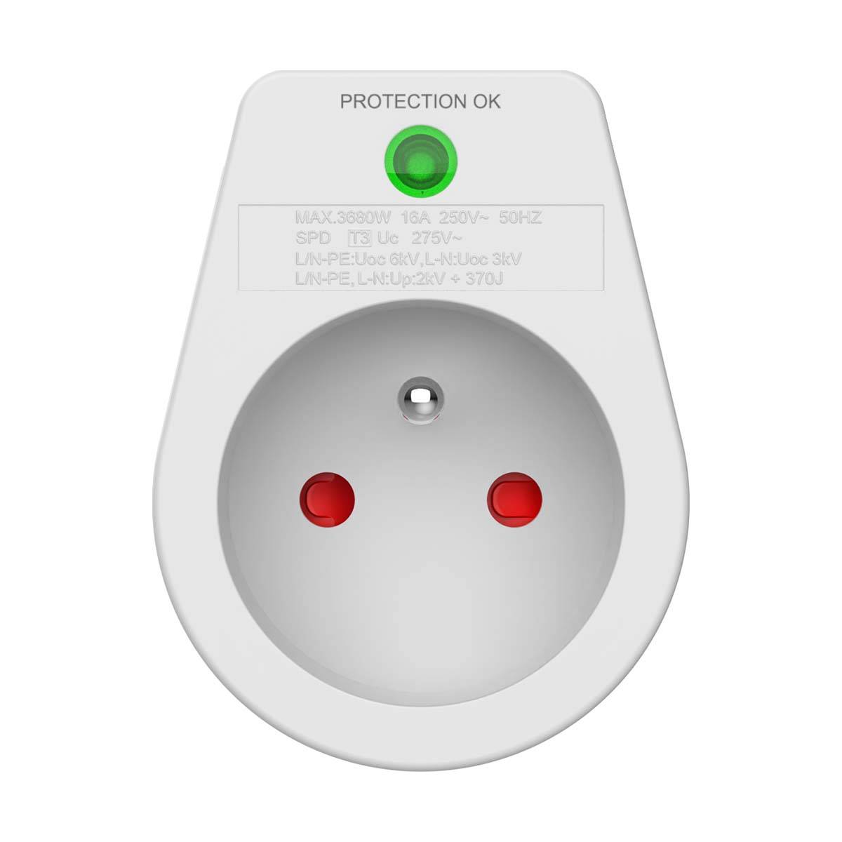 Prise parafoudre 1 sortie Type E – Protection 310J-0