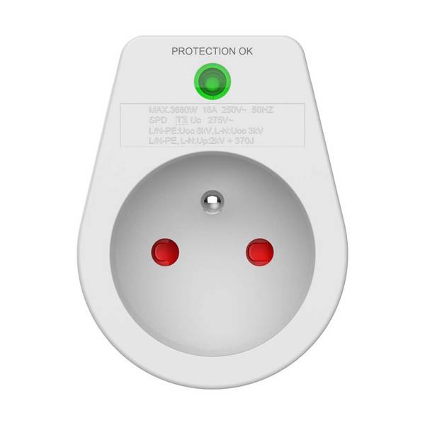 Prise parafoudre 1 sortie Type E – Protection 310J