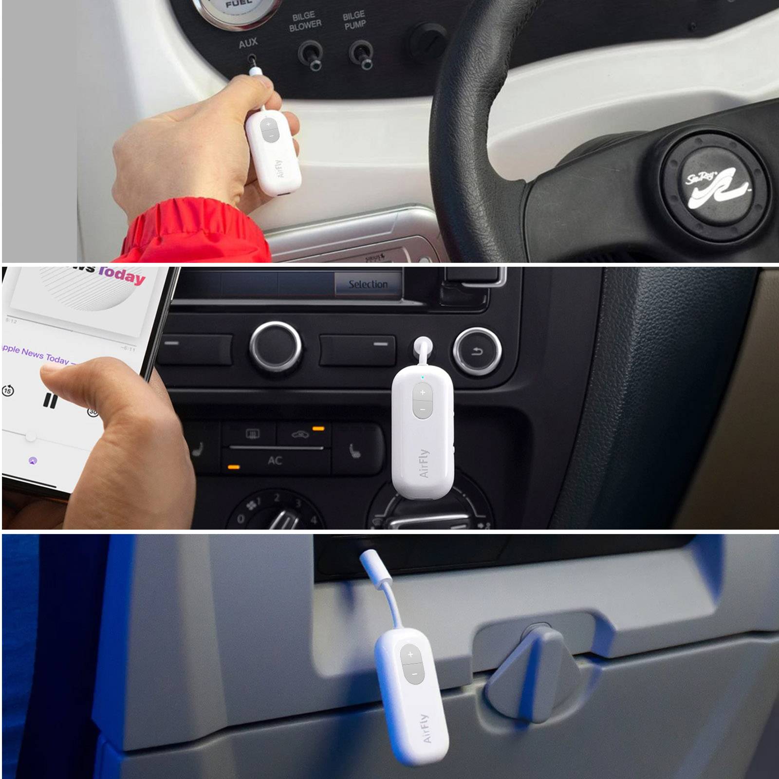 Émetteur / Récepteur Bluetooth Jack 3.5mm Autonomie 20h Airfly SE-3