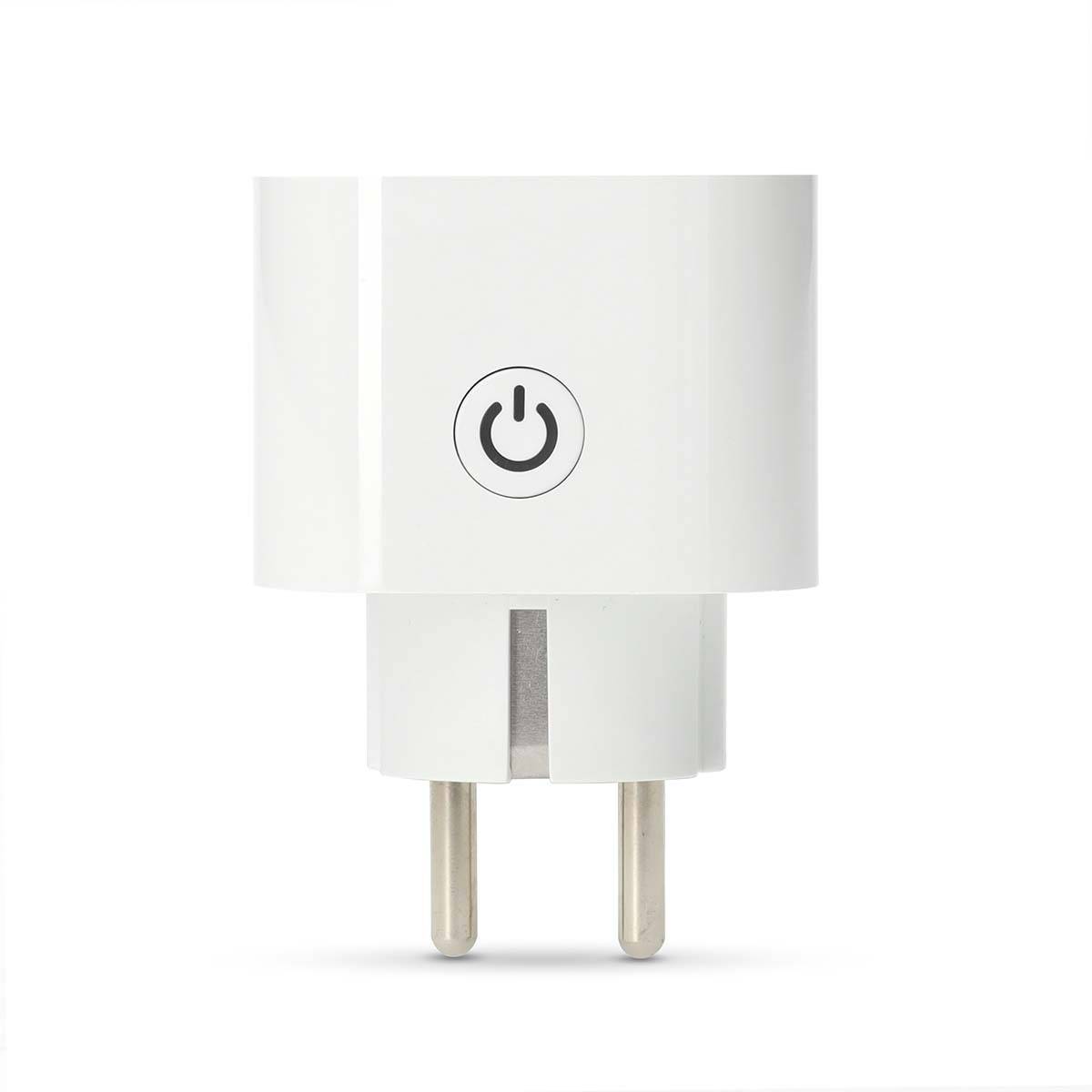Prise Connectée Wi-Fi avec Ports USB-A / USB-C Wattmètre 3680W Type E France-1