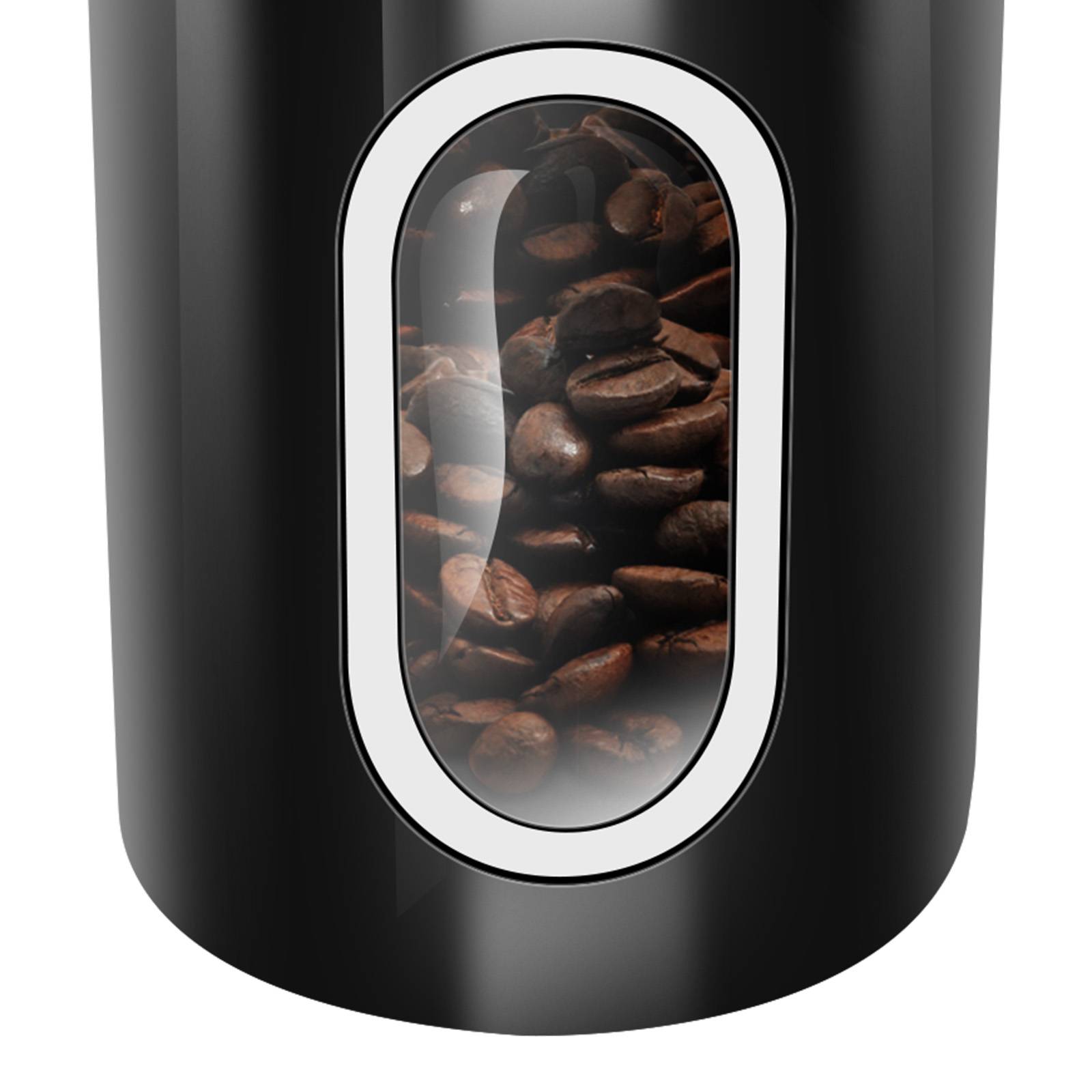 Ensemble 3 Boîtes Empilables pour Café Sucre Fenêtre Transparent Hermétique-3