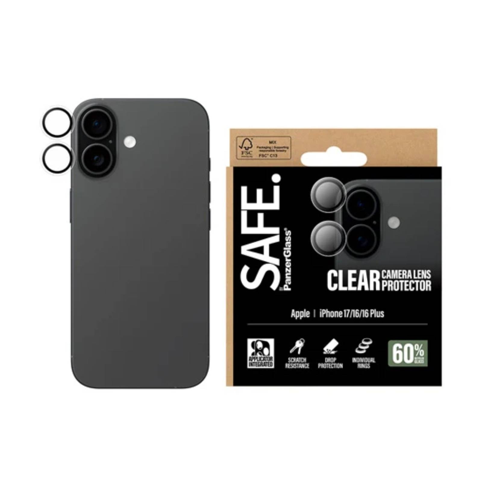 Protection d'Objectif Caméra pour iPhone 17 en Verre Anti-Rayures-2