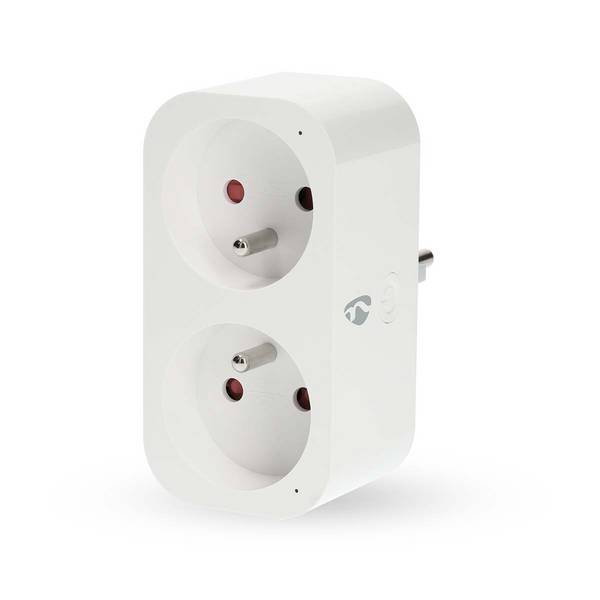 Prise Connectée Wi-Fi Double SmartLife IP21 Wattmètre 3680W Type E France