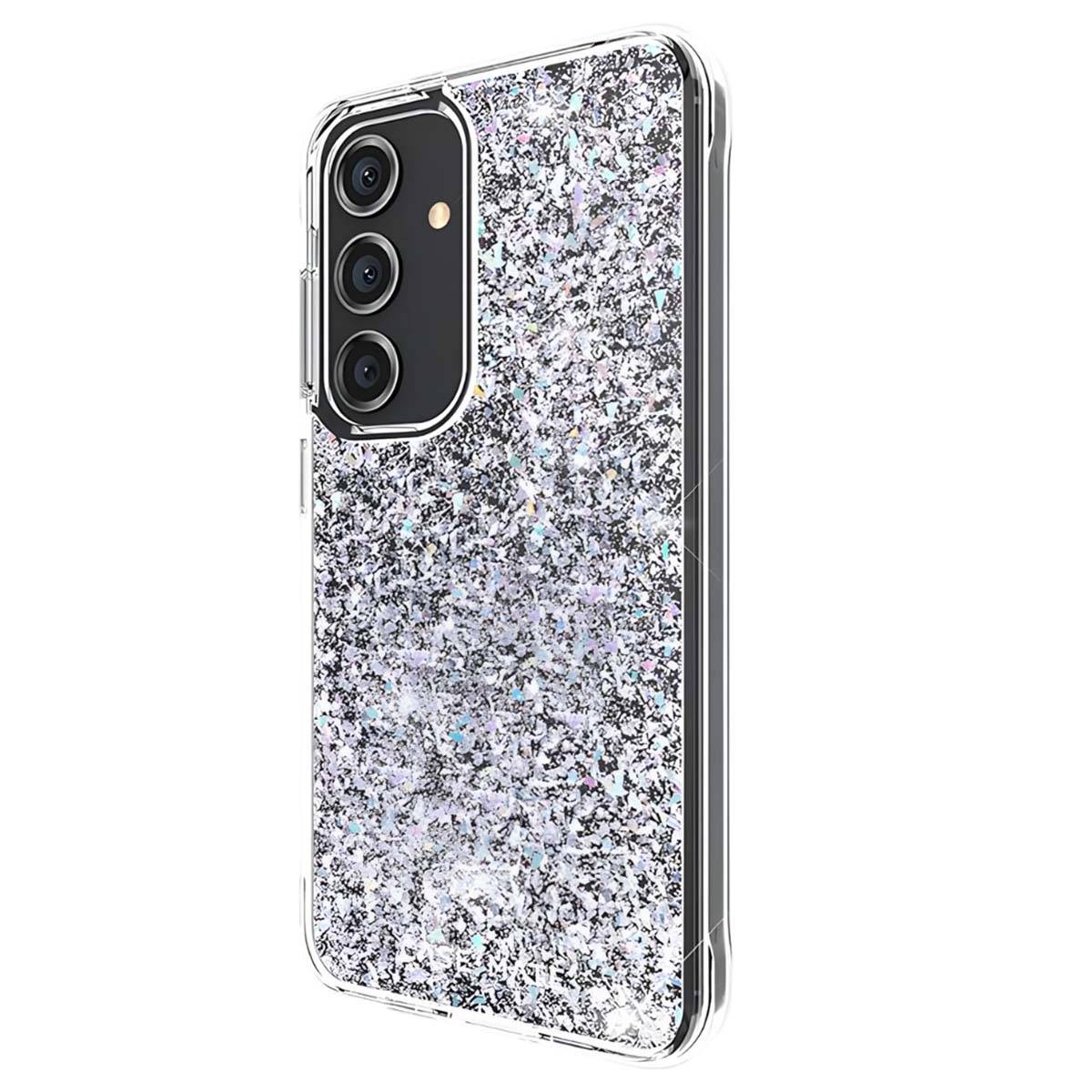 Coque pour Samsung Galaxy S24 Design Paillettes Disco Iridescents-2