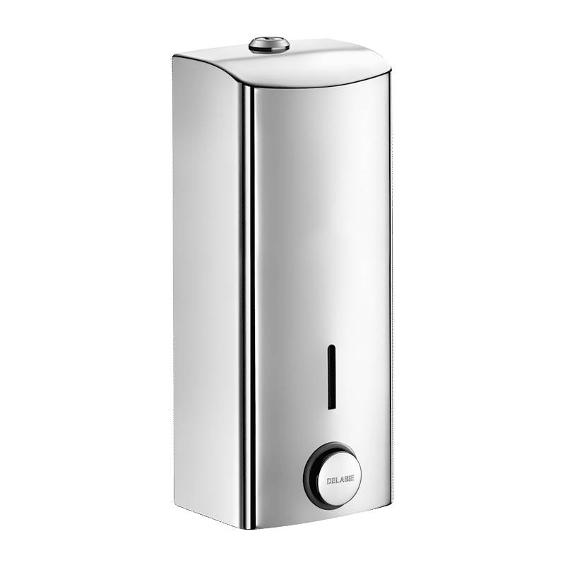 Distributeur de savon liquide 1L Inox 304 poli brillant DELABIE 510580-0