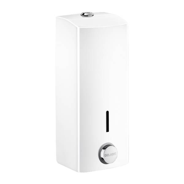 Distributeur de savon mural blanc, 1 litre DELABIE 510581