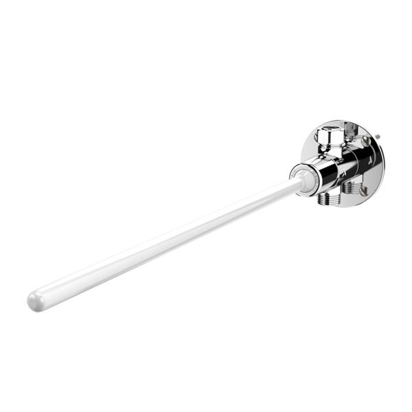 Robinet temporisé mural lavabo commande fémorale 15-21 L440
